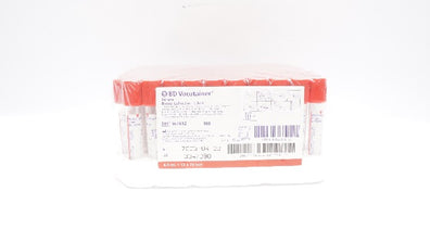 BD 367812 Vacutainer Serum Blood Collection Tubes 4.0mL, 13 x 75mm - Pack of 100